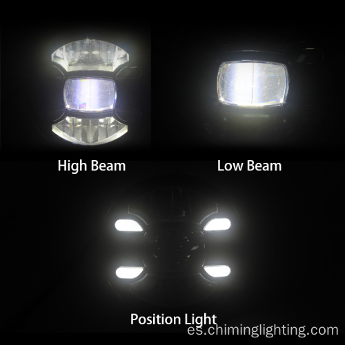 Luces de conducción LED de 40W LED FOG LUCHT FLOMINA DE LED redondo de 7 pulgadas para camión